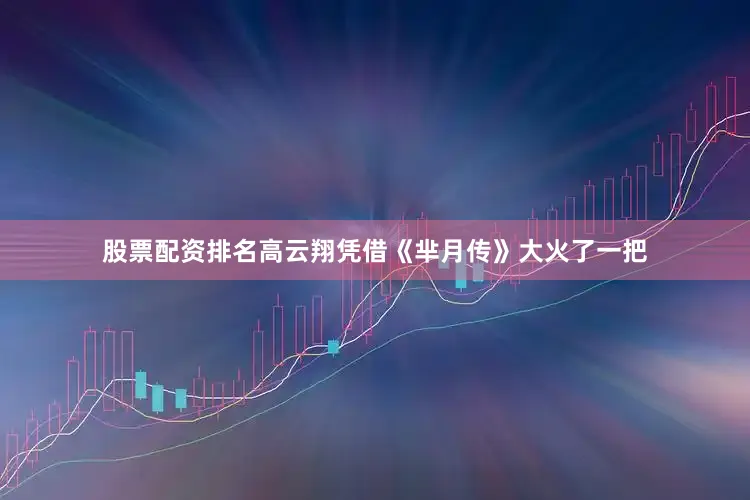 股票配资排名高云翔凭借《芈月传》大火了一把